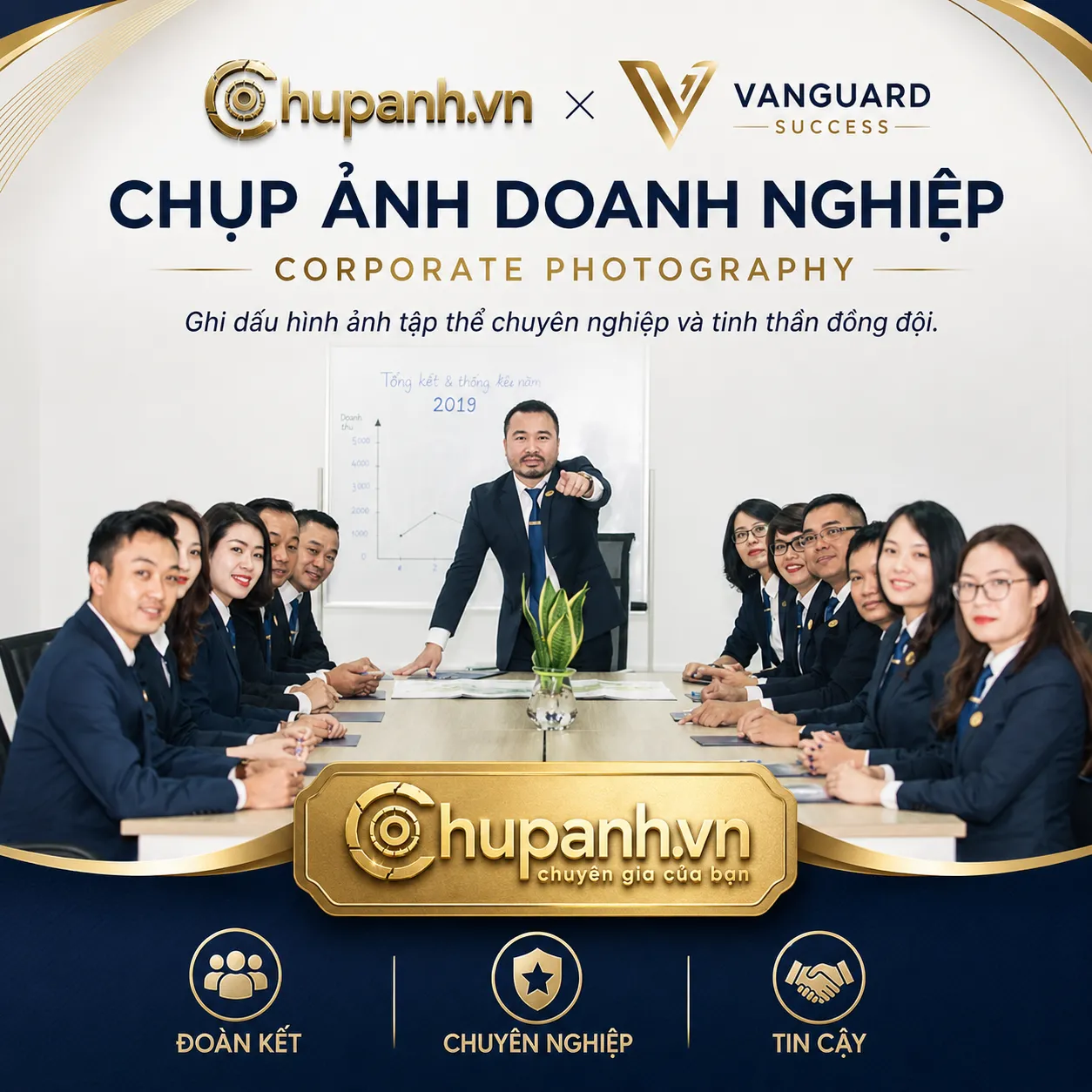 chụp ảnh doanh nghiệp Vanguard Success