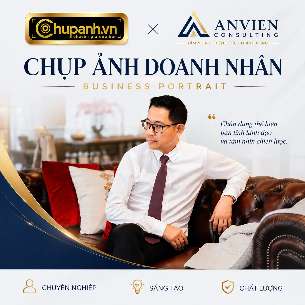 chụp ảnh doanh nhân Anvien Consulting