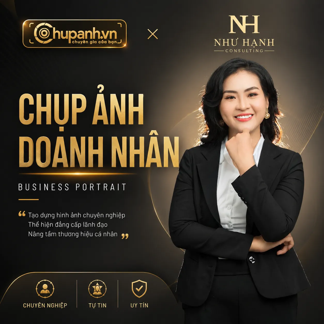 chụp ảnh doanh nhân Như Hạnh Consulting