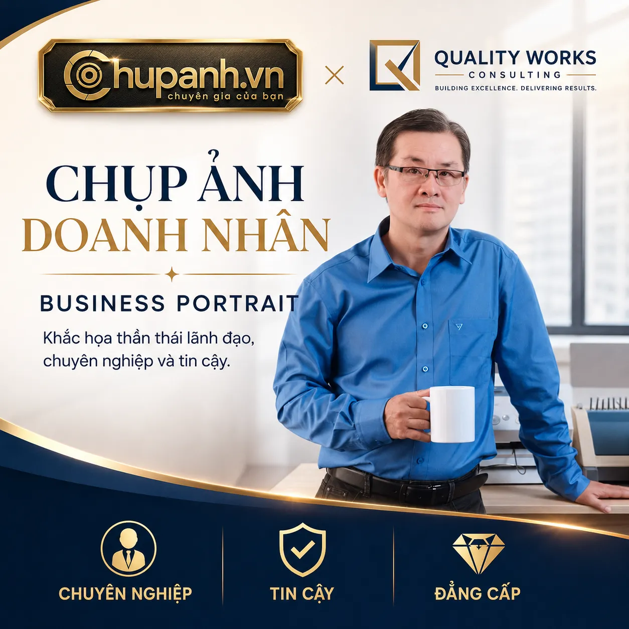 chụp ảnh doanh nhân Quality Works Consulting