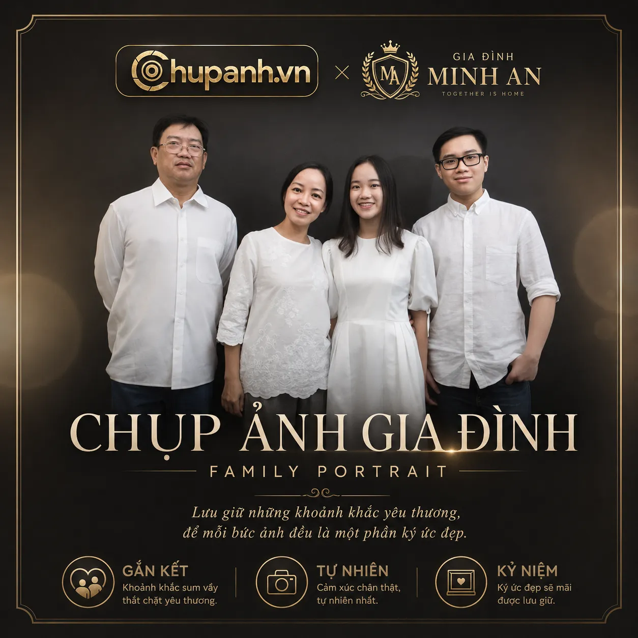 chụp ảnh gia đình gia đình Minh An