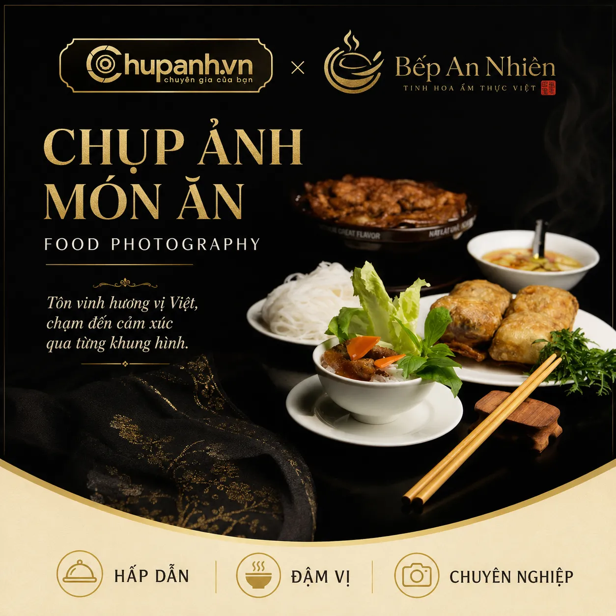 chụp ảnh món ăn Bếp ăn Nhiên