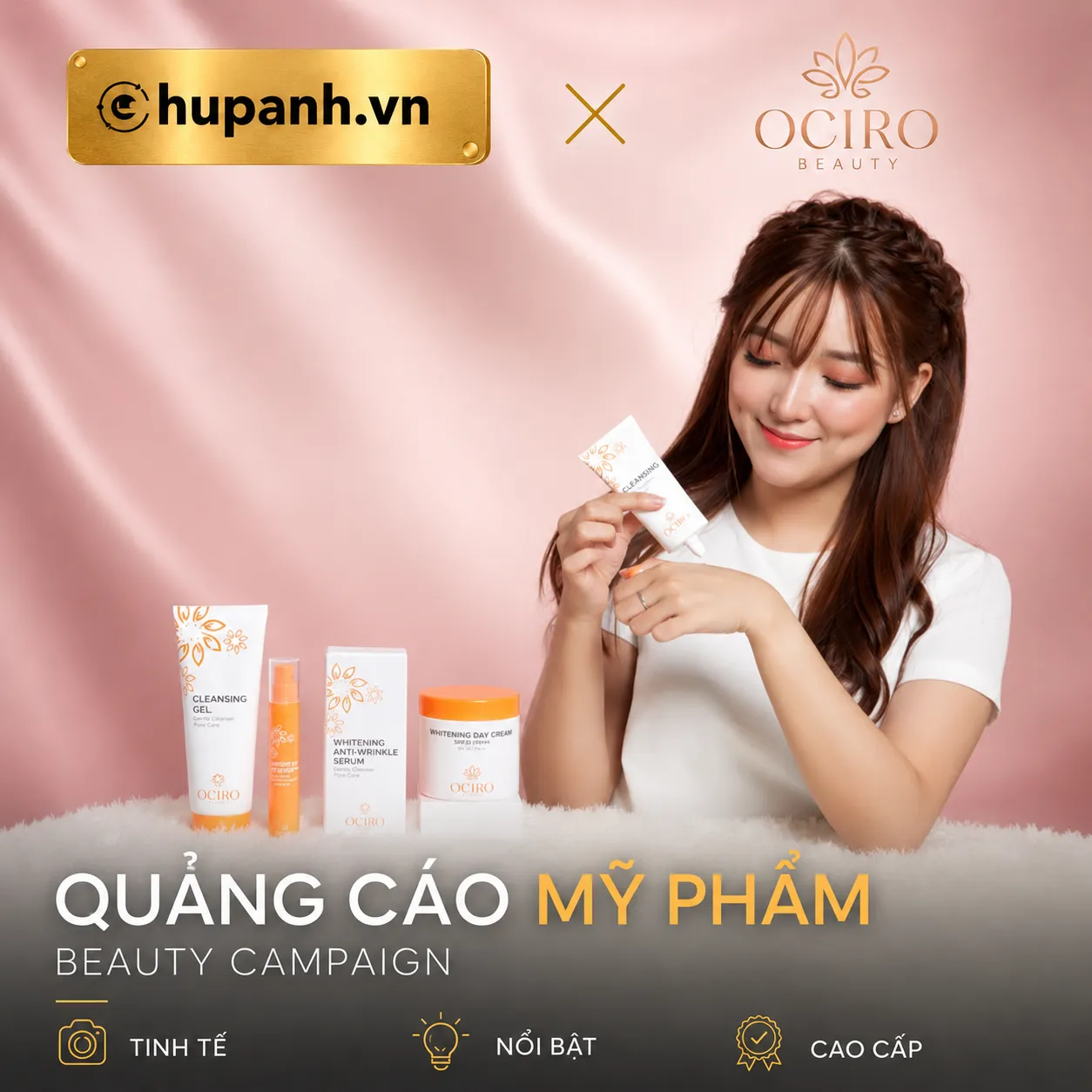 chụp ảnh mỹ phẩm Ociro Cosmetics