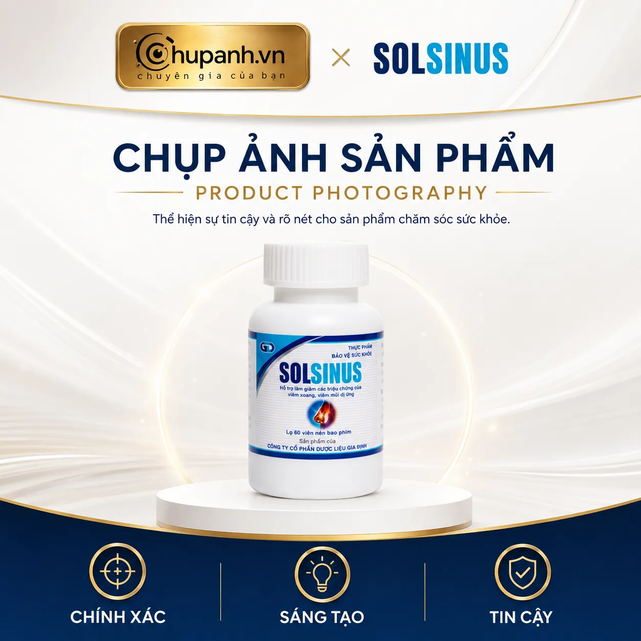 chụp ảnh sản phẩm Solsinus