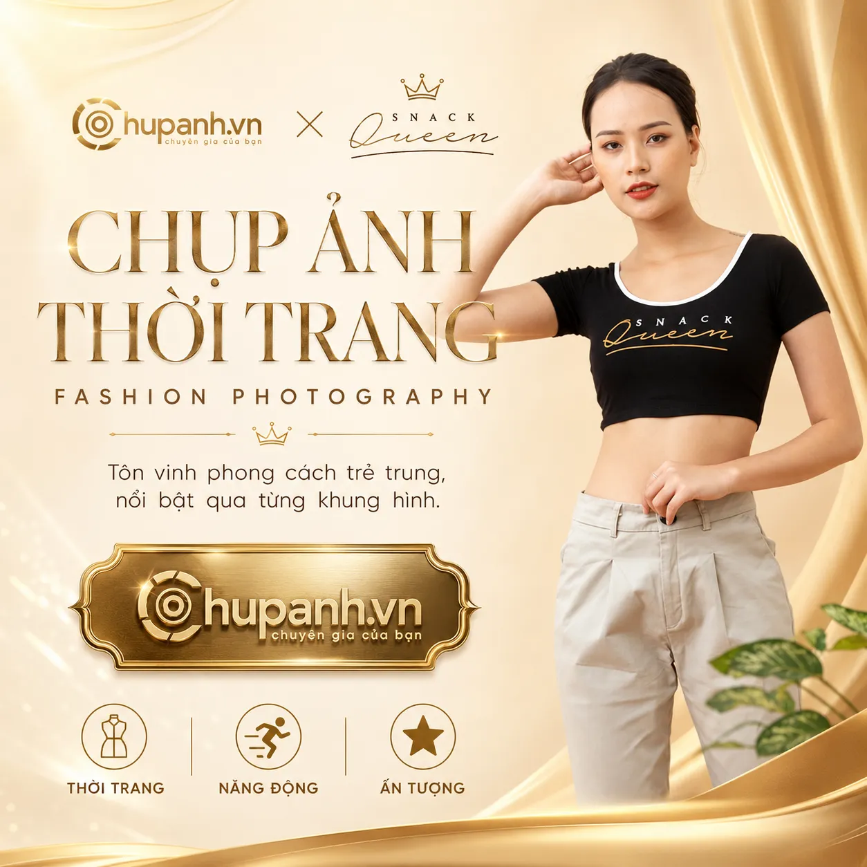 chụp ảnh thời trang Snack Queen
