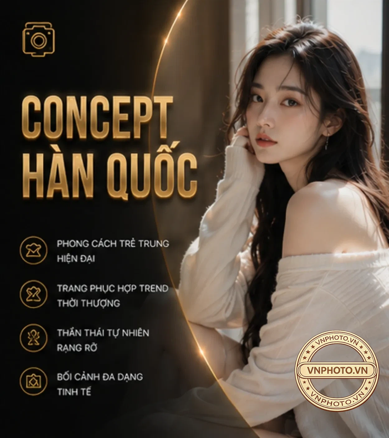 Chụp ảnh concept Hàn Quốc