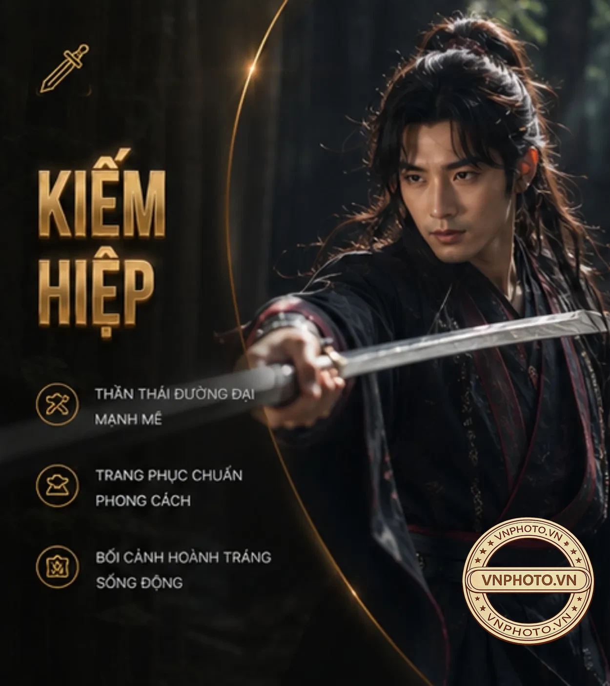 Chụp ảnh kiếm hiệp