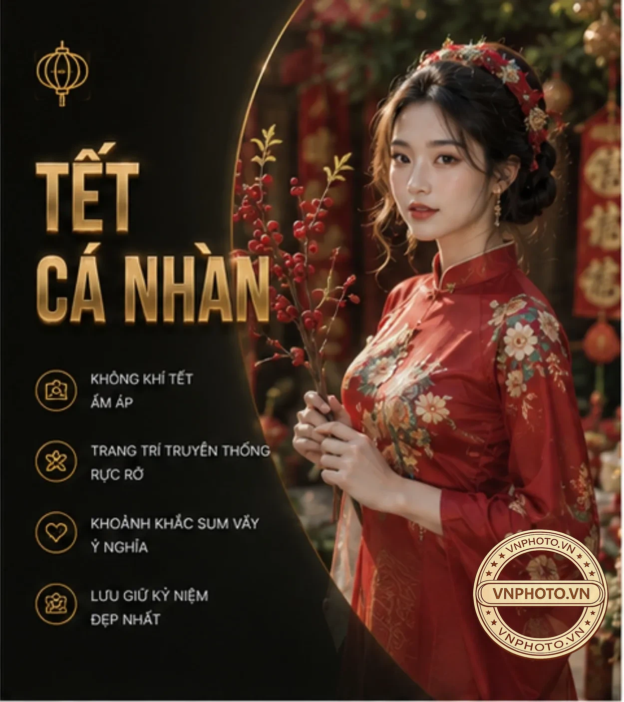 Chụp ảnh Tết cá nhân