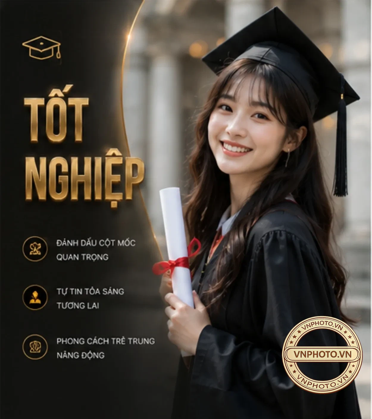 Chụp ảnh tốt nghiệp